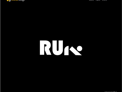 Run Logo Concept animation branding design illustration logo vector
