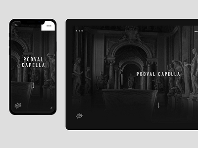 Podval Capella clean concept creative design ecommerce minimal photo ui ux web webdesign