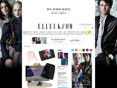 Burberry Wallpapers digital advertising skins wallpaper