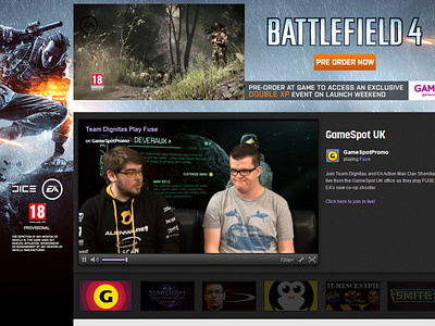 Battlefield 4 Hompage Takeover