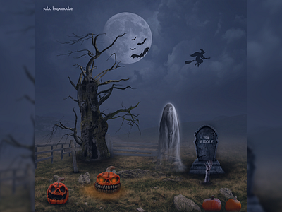 Happy Halloween adobe adobephotoshop creative design graphic graphicdesign halloween photomanipulation