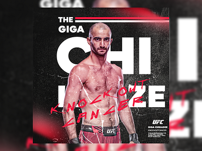 Giga Chikadze adobe adobe photoshop adobephotoshop de design georgia gigachikadze graphic design mma poster ufc