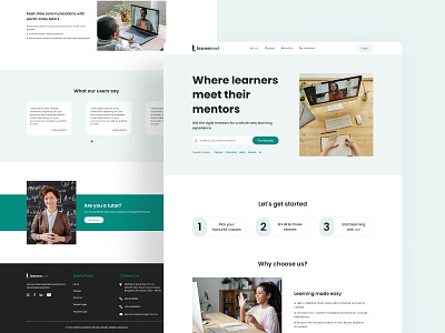 EdTech Startup Homepage e learning edtech education education website educational edutech landingpage learn learning learning app learning english learning platform online learning onlineclass onlinecourse product page teach webdesign website