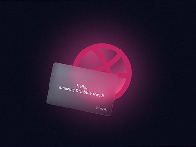 Hello, Dribbble!