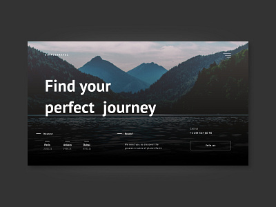 Simpletravel design landing landingpage rest travel ui ui ux webdesign website