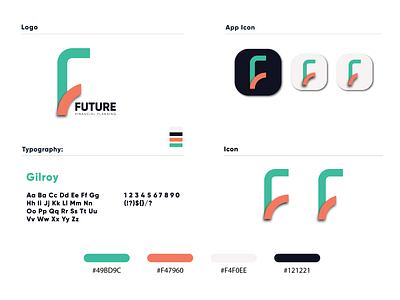 F letter mark logo template app brand branding design graphic design icon identity letterlogo logo logodesign