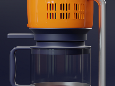 WIP - Braun KF20 - 3D Model 3d blender braun coffee coffee machine cycles render