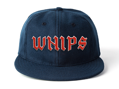 W is for Whips baseball cap felt hat logo sports whips winkler winnipeg