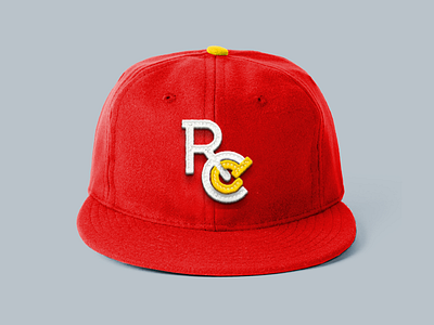 R is for Rapid City Chiefs baseball cap chiefs felt hat logo rapid city south dakota sports