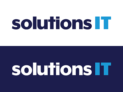 solutionsIT - Logo branding it logo solutions