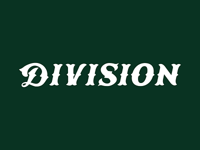 Division Baseball Logo baseball logo spur typography