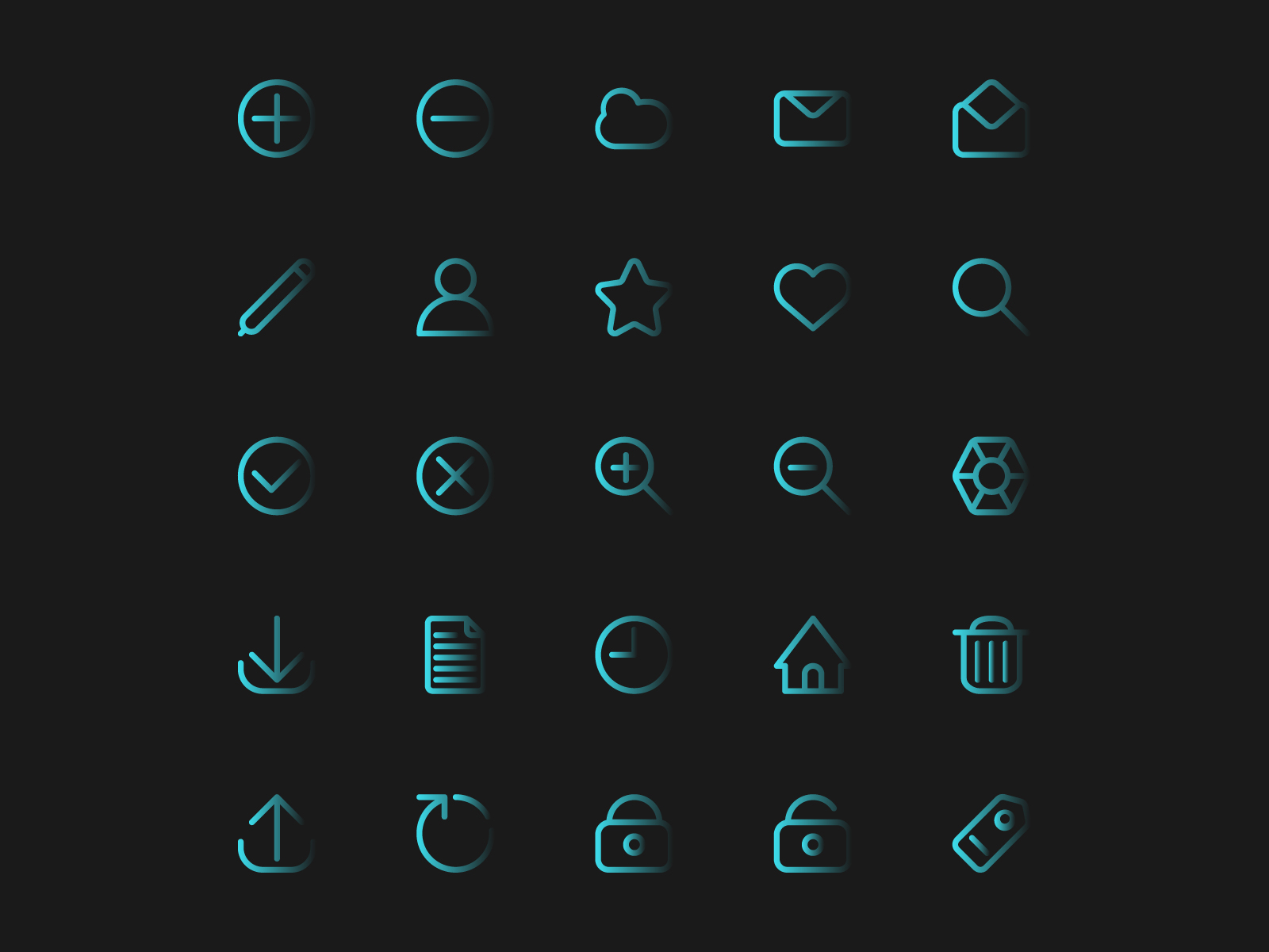 FREE UI BASIC ICONS VOL.2 by manbehindthebook on Dribbble