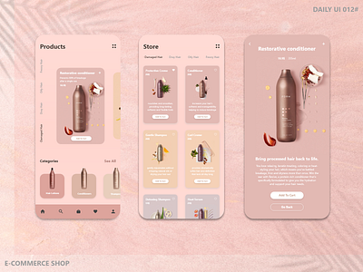Daily Ui 012#- ecommerce shop app