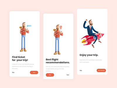 Traveling app design