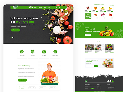 Food Website Design design food food app food website icon illustration typography ui ux website design