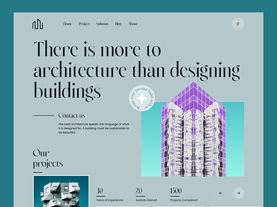 Architectural Studio Website Design