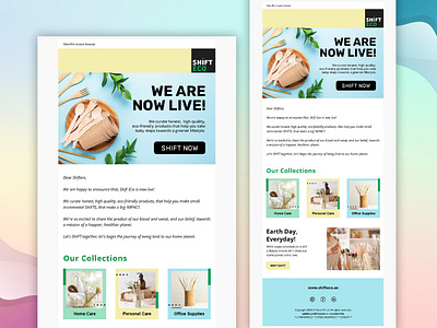 Shift Eco | Mailchimp Email Template Design