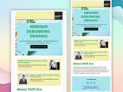 Shift Eco | Webinar | Mailchimp Email Template Design design email campaign email design email marketing email receipt email template mailchimp mailchimp automation mailchimp template newsletter newsletter design newsletter graphics newsletter template newsletters