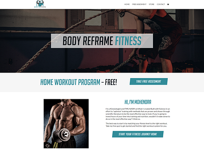 Body Reframe Fitness Website