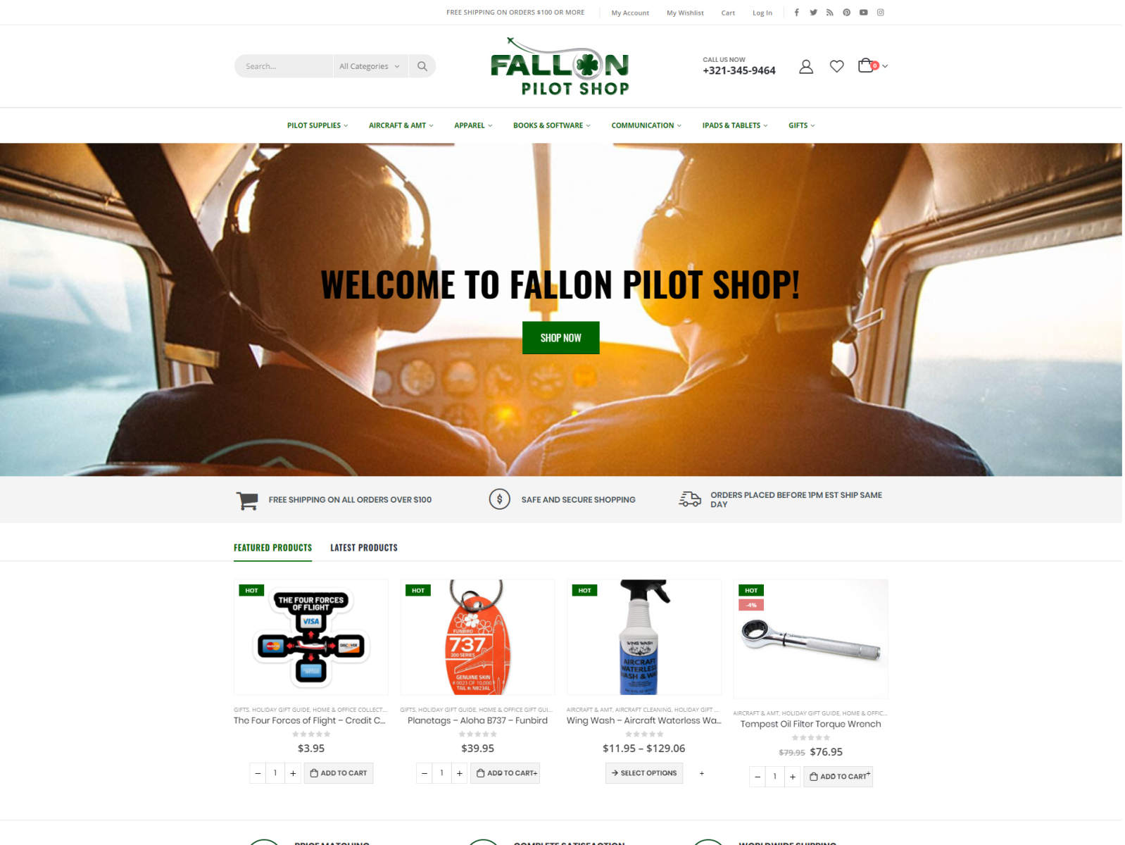 Fallon Pilot Shop website design by Sk Moni on Dribbble