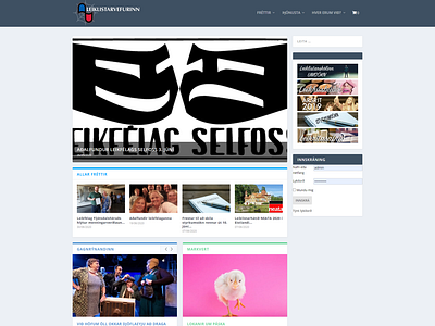 Leiklist blogging website