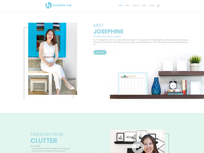 Josephine Yap Personal Website devsmoni devsmonibd dividesign diviexpert elementor pro psd template psdtowordpress skmoni visual builder wordpress