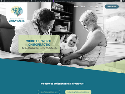 Chiropractic Website Design design devsmoni devsmonibd dividesign diviexpert elementor pro psdtowordpress skmoni