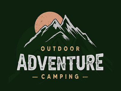Outdoor Adventure Camping art branding design graphic design illustration illustrator logo vector vector art