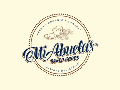 Logo Design for Mi Abuela's Baked Goods art branding design graphic design illustrator logo logo design vector vector art