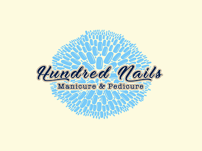 Hundred Nails art branding design graphic design illustration illustrator logo ui vector vector art