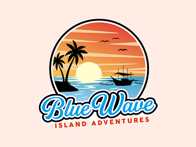 Blue Wave Logo Design branding design logo logo des logo design vector art