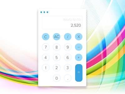 Daily UI #4: Calculator adobe photoshop dailyui dailyuichallenge design illustration ui vector