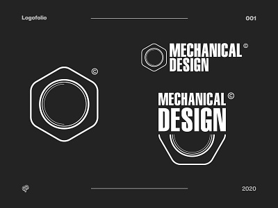 Logofolio 001 - Mechanical Design © branding design flat graphic design icon logo minimal type typography vector