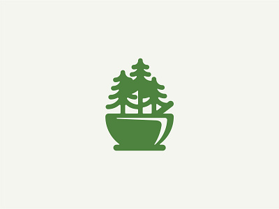 Food Forest Logo abstract bowl branding cafeteria design diner eatery ecommerce food forest grocery jungle logo minimal modern online restaurants timeless tree trendy