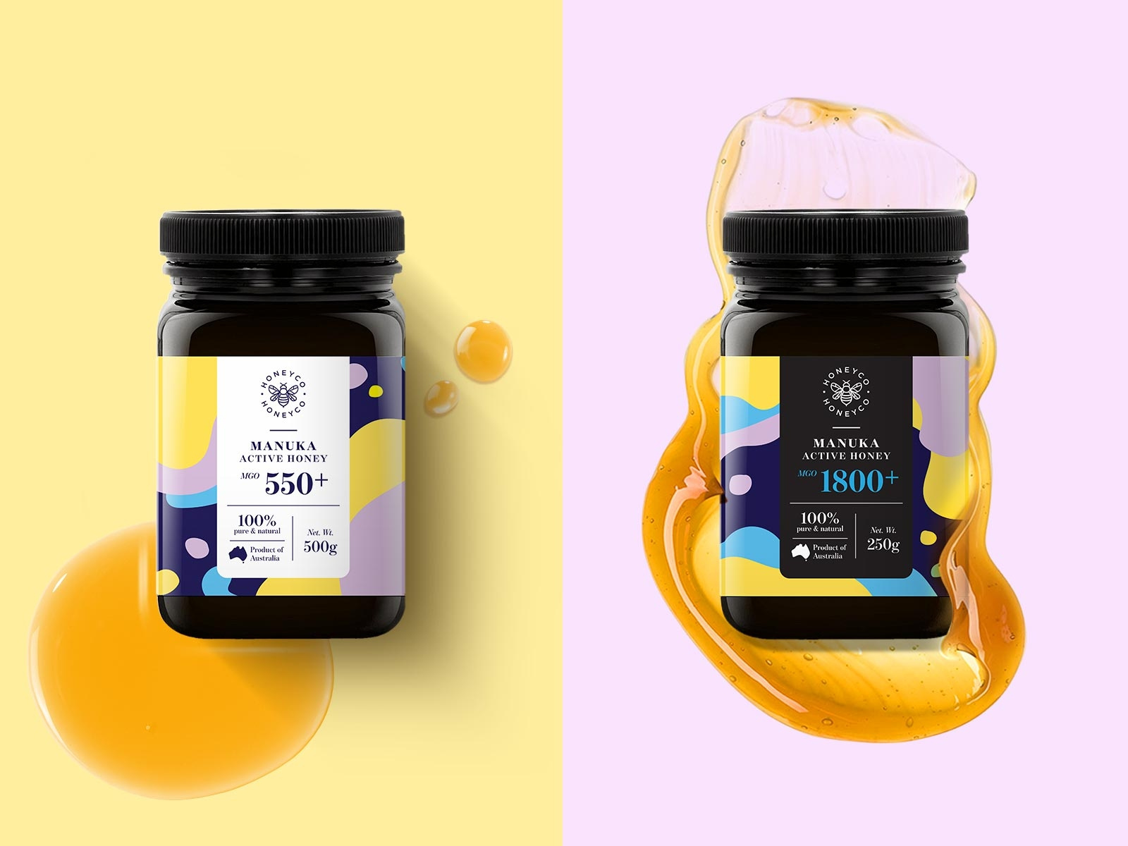 HONEYCO – Honey Packaging Design by Eo&so Design on Dribbble