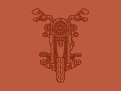 Indian Illustration indian motorcycle