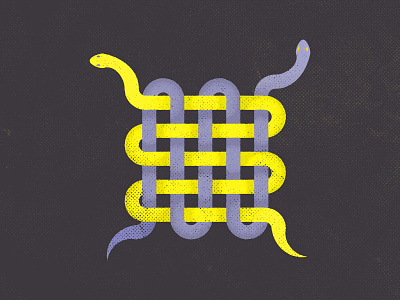 Snake Knot illustration snakes