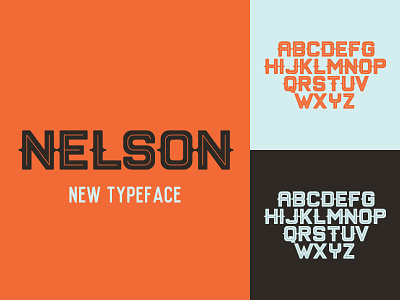 Nelson Typeface font nelson spurs typeface typography western