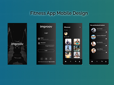 Fitness App design