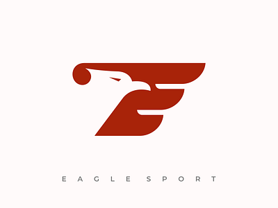 eagle brand company eagle initials modern symbol
