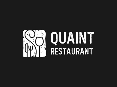quaint restaurant abstract brand company design food logo restaurant sign symbol vector