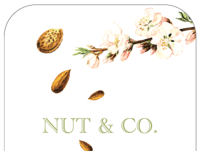 Nut & Co. Business Card design illustration