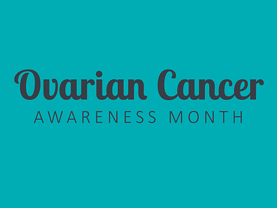 Ovarian cancer Infographic awareness cancer infographic ovarian cancer