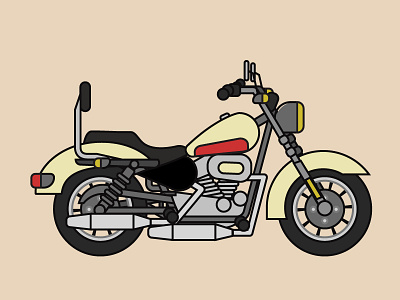 Motorcycle bike harley harley davidson illustration motorbike motorcyle transportation