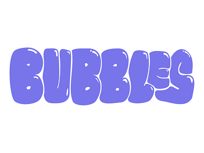 Bubbles   word mark