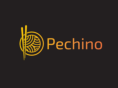 'Pechino' Restaurant Logo bangladeshi logo designer brand identity branding chinese restaurant logo graphic design logo logo design logo inspiration restaurant logo