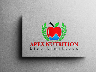 Apex Nutrition branding company logo design designlogo flat graphicdesign graphicdesigner logo logo design logodesign logodesigner minimal minimalist logo modern unique