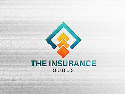 The Insurance gurus artwork brand identity design branding company logo flat graphicdesign graphicdesigner logo logo design logomaker marketing minimal modern unique