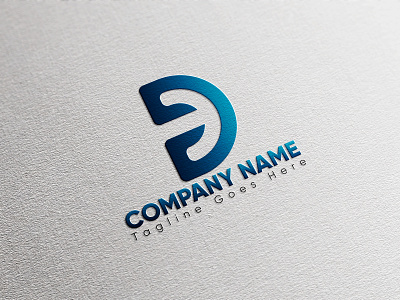"D" Letter logo brand identity design branding company logo graphic design illustration letter logo logo design minimal modern prrofessional unique