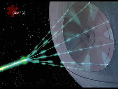 That’s no moon. asterisk death star knockout omfg star wars